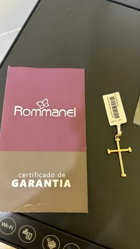 PINGENTE CRUZ A OURO18K Rommanel
