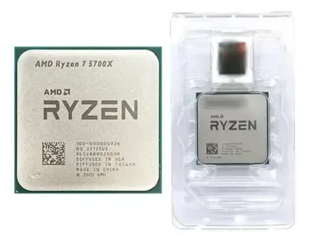 Processador AMD Ryzen 7 5700X 4.6GHz | 8 Núcleos e 16 Threads | Novo Com Garantia | Entreg