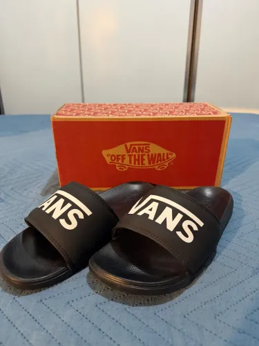 Chinelo Vans slide-on preto Original tamanho 41/42