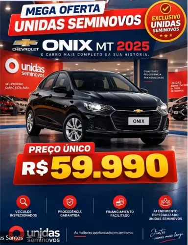 Chevrolet Onix Hatch 1.0 12V Flex Mec. 4P 2025