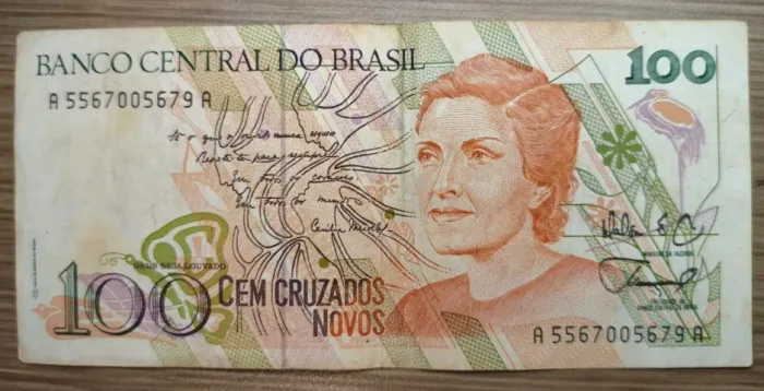 Cédula 100 Cruzados Novos