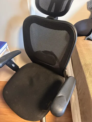 Cadeira de Escritório Ergonômica Mesh com Apoio Lombar e Cabeça