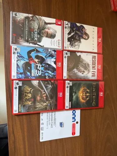 Jogos Nintendo Switch 2 + cartão 512