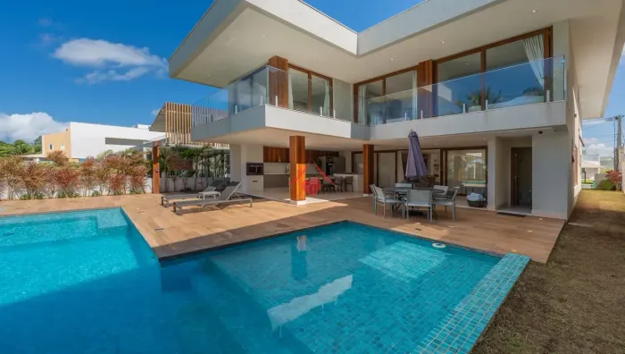 Casa de alto luxo frente mar Guarajuba - Bahia