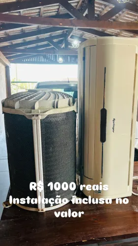 Ar condicionado 12mil BTU, quente/frio com instalação inclusa