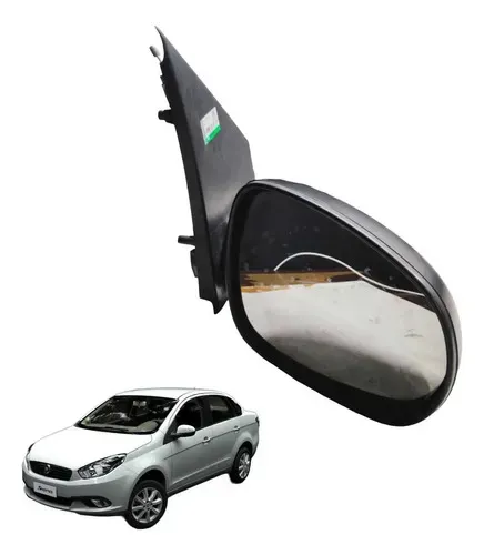 Retrovisor Manual Direito Fiat Grand Siena 2013 A 2017