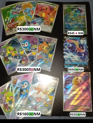Cartas Hiper Raras Pokémon TCG Originais