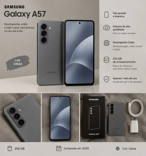 GALAXY A57 5G - NOVO