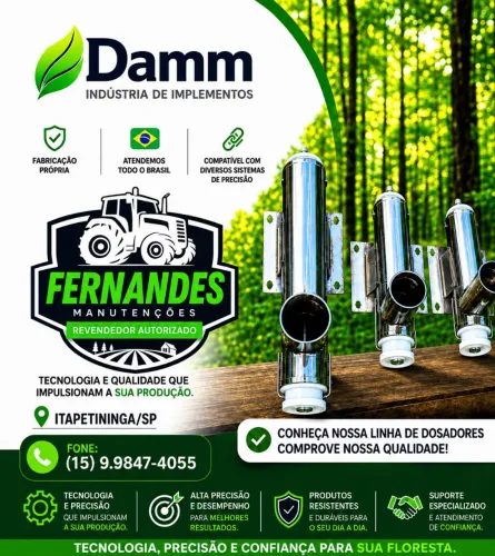 Dosador de adubo Daam Fertinox