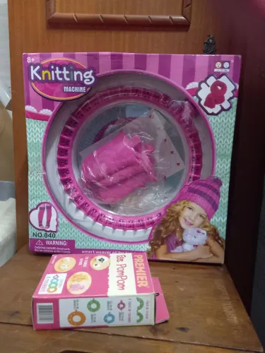 Maquina para fazer touca e cachecol de tricot