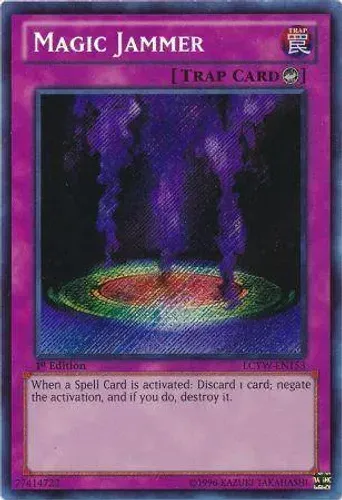 Yugioh!!! Magic Jammer #LCYW-EN15 Secret Rare