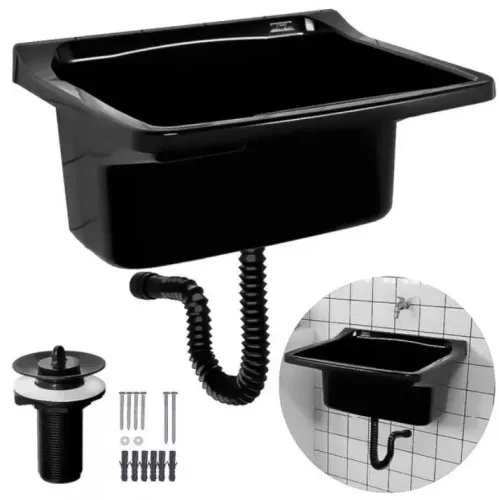 TANQUE SUSPENSO PRETO, MODERNO, RESISTENTE 