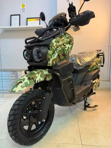 MOTO ELÉTRICA TANKG11 CAMUFLADA