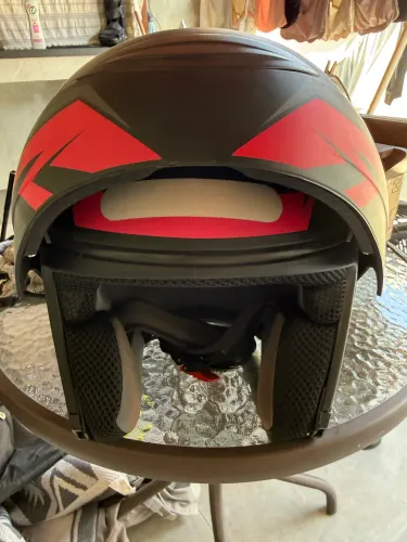 Capacete moto rosa