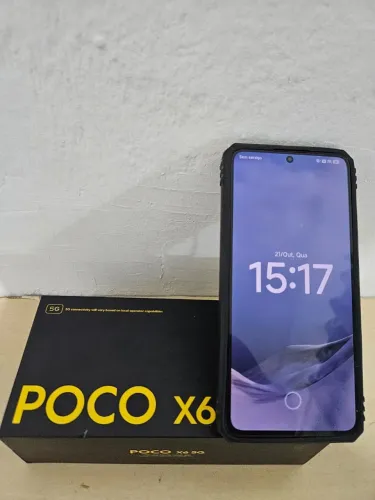 Xiaomi Poco X6 Pro 512GB/24GB RAM e Cooler Gamer Black Shark aceito cartão de crédito