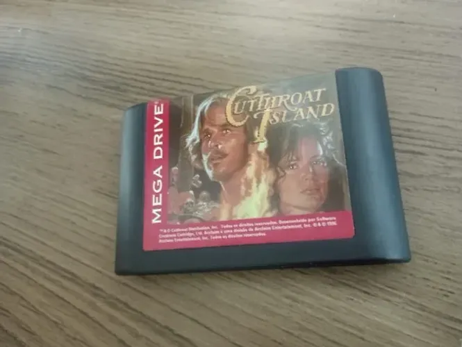 CARTUCHO CUTTHROATH ISLAND - MEGA DRIVE - ORIGINAL