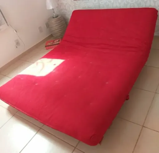 Cama em Futton (tipo japonesa)