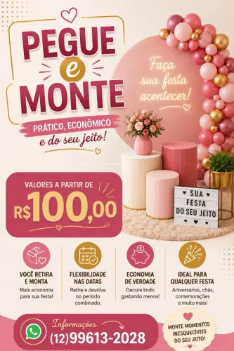 Pegue e monte decoração