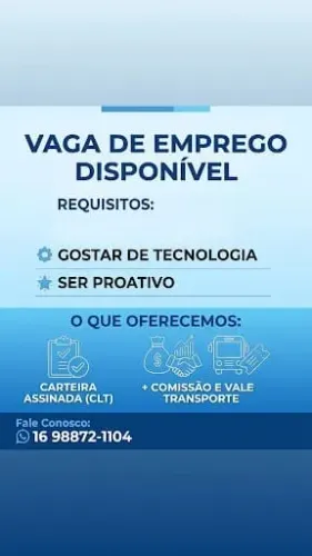 Contrata-se Vendedor (a)