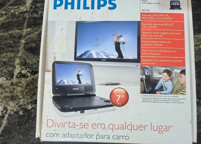 Dvd player portátil Philips pet702