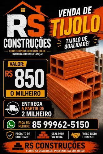 Vende se tijolo 