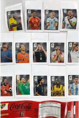 Todas figurinha da coca