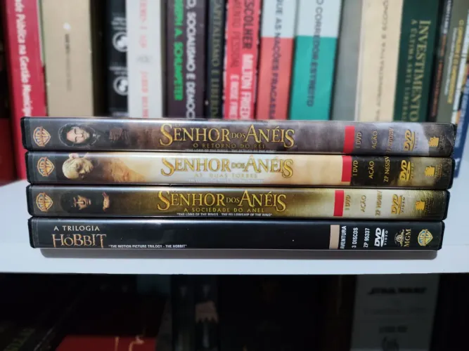 DVDs Trilogias O senhor dos Anéis e O Hobbit