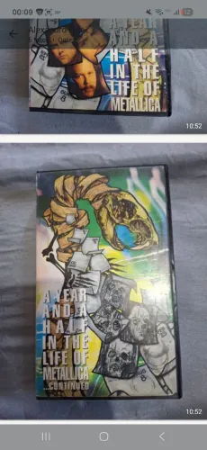 VHS antiguidades Metálica, Iron Maiden e Ozzy