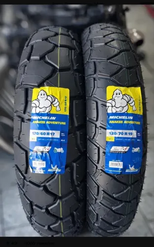 Oportunidade! Par de Pneus Michelin Anakee Adventure Zeroo!