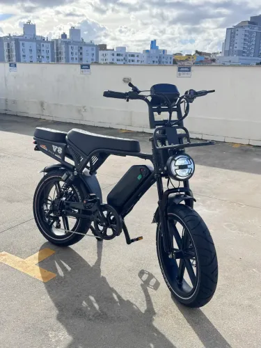 Bike elétrica V8 ultra 1000w nova com garantia(loja)