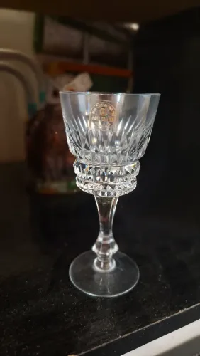 Conjunto de Cristal Rogaska Original - Licoreira, Bomboniere e 4 Taças
