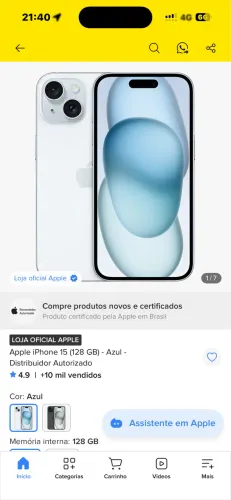 iPhone 15 128 gb