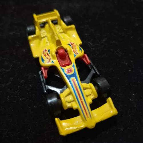 2014 Hot Wheels F1 Racer #8 Amarelo 1:64