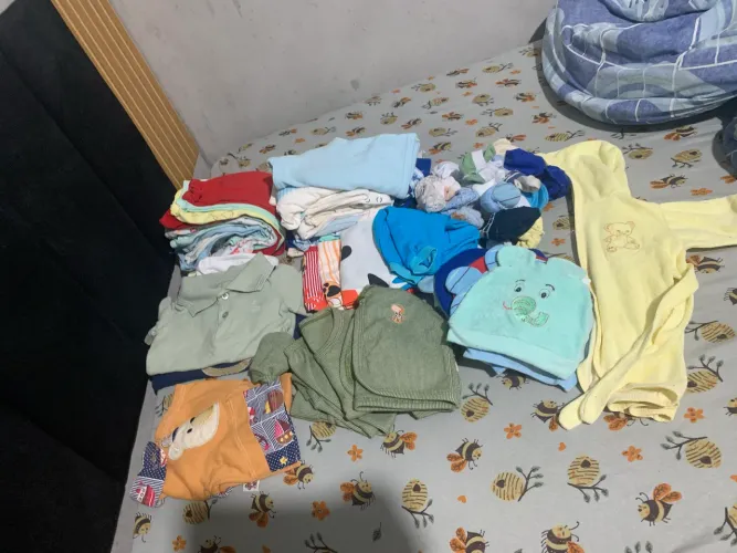Lote de roupa de menino 0 a 3meses