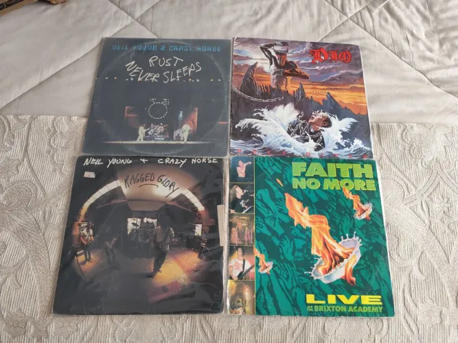 Discos Vinil Neil Young, Dio e Faith No More