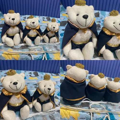 Trio de pelúcias