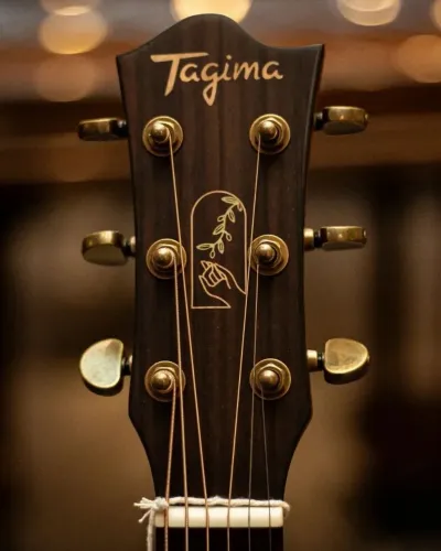Violão Tagima Olive Grace Cacau Santos Solid Spruce c/ efeitos