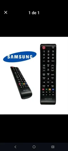 Controle remoto compatível com Smart TV Samsung 