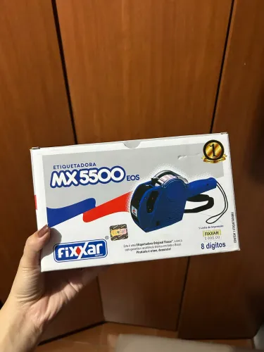 Etiquetadora Fixxar MX5500 EOS - 8 Dígitos - Nova na Caixa