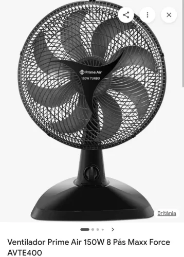 Ventilador de mesa Britânia avte400 40cm 150w 220v