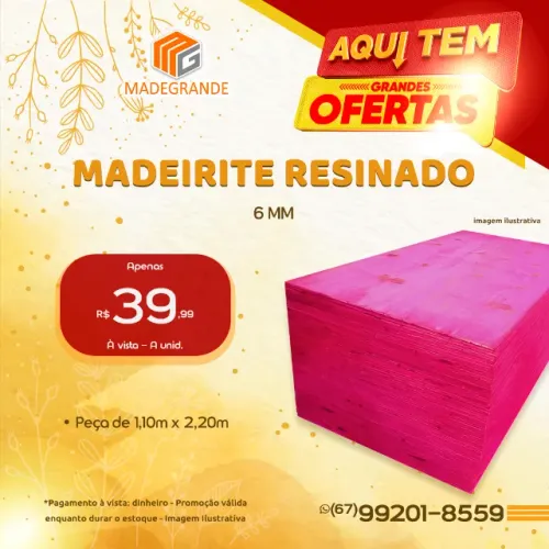 Madeirit 6 mm Oferta