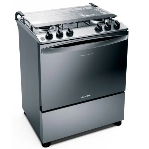 Fogão de Piso Brastemp 5 Bocas Inox (BFS5NCR)