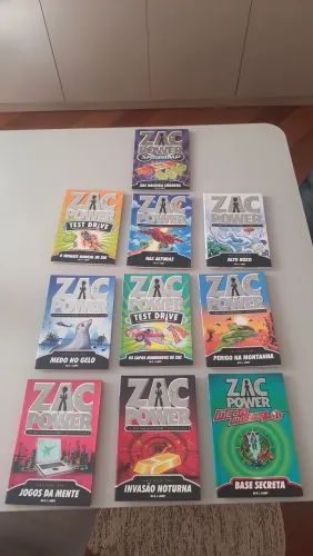 Coleção de livros Zac Power (10 livros).