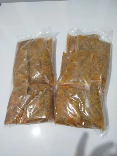 Poupa de maracujá 100 % pura contém um 1 kg