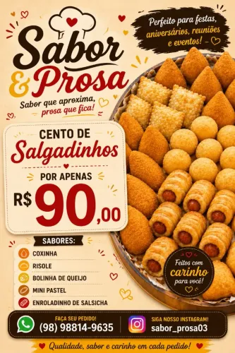 Cento de salgados