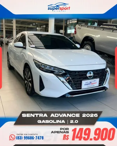 Nissan Sentra Advance 2.0 16V Aut. 2026