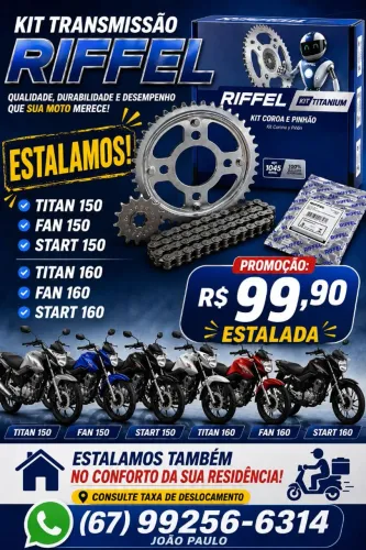 Kit transmissão 160cc 