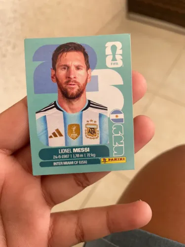 Figurinha avulsa messi