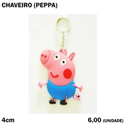 Chaveiro Peppa - 2 Unidades