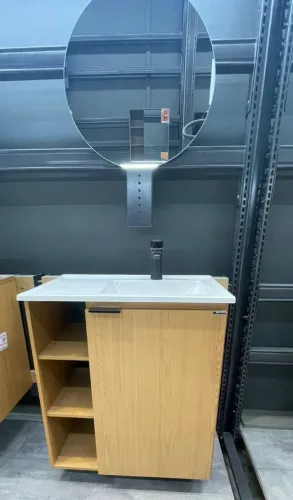 Gabinete de banheiro com ou sem torneira 
